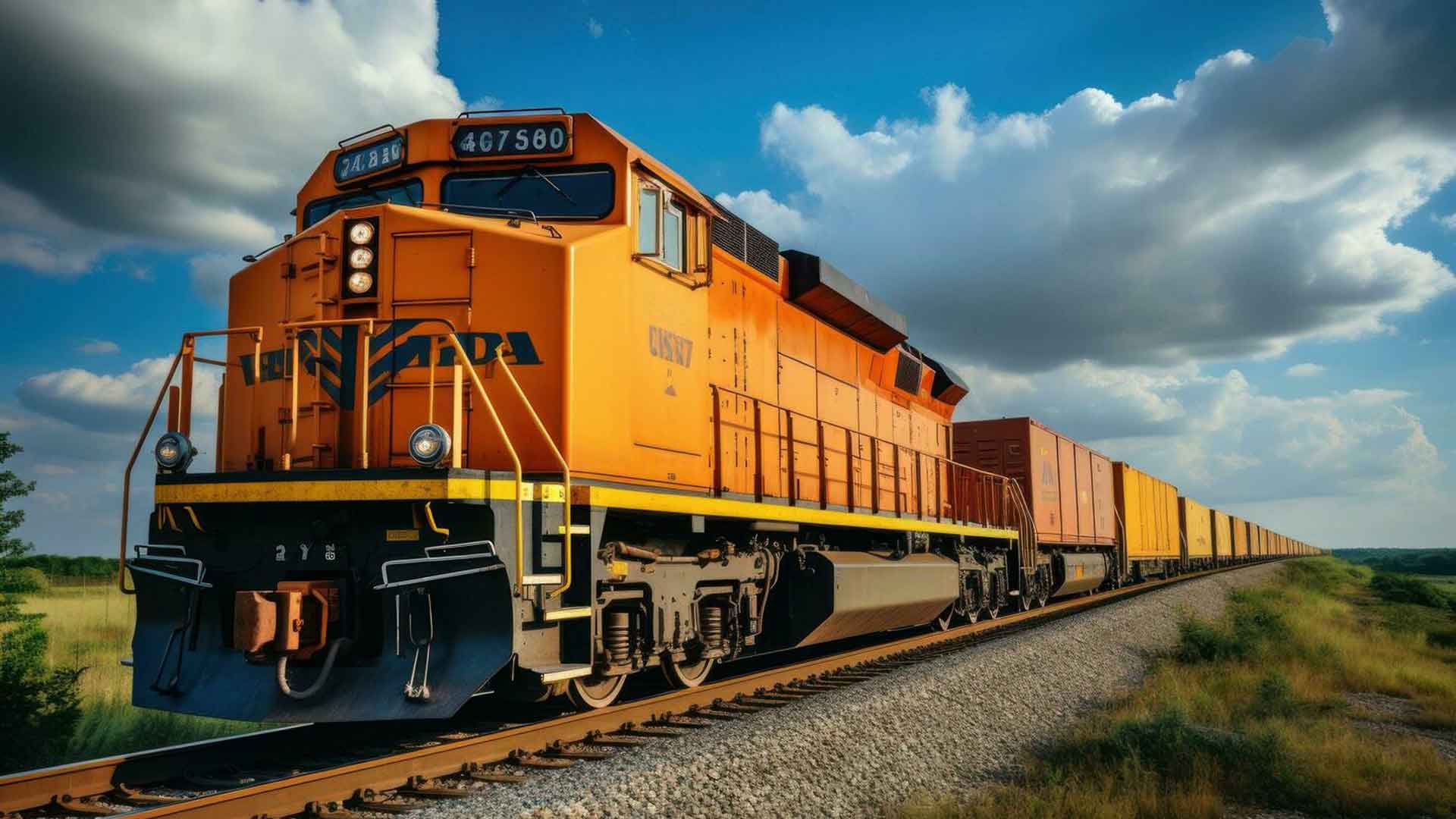 Rail and train Freight - train and Rail transportation - حمل و نقل ریلی با قطار